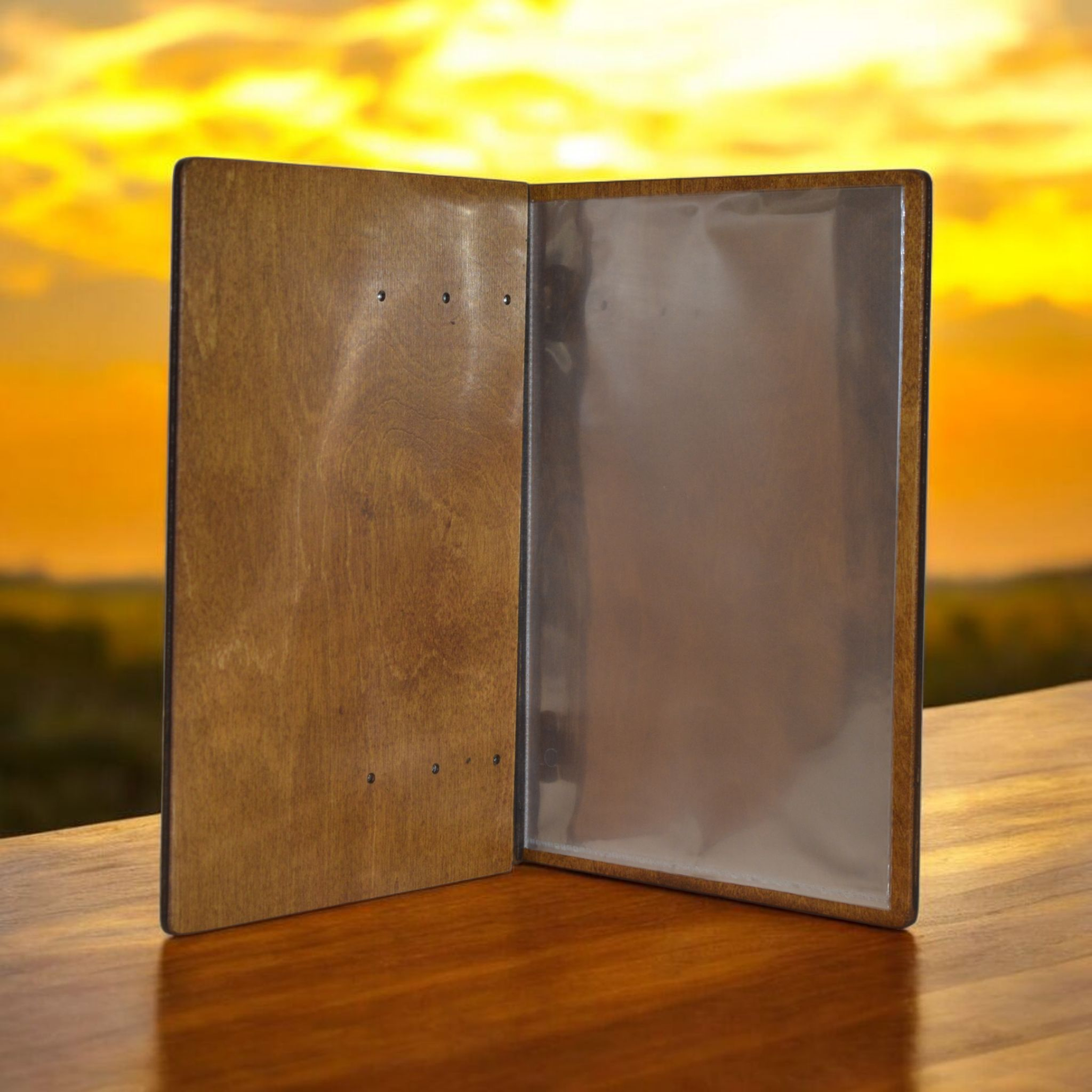 Drewniana karta menu "Square" MD03 - standard - obrazek 3