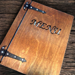 Drewniana karta menu "Square" MD03 - standard