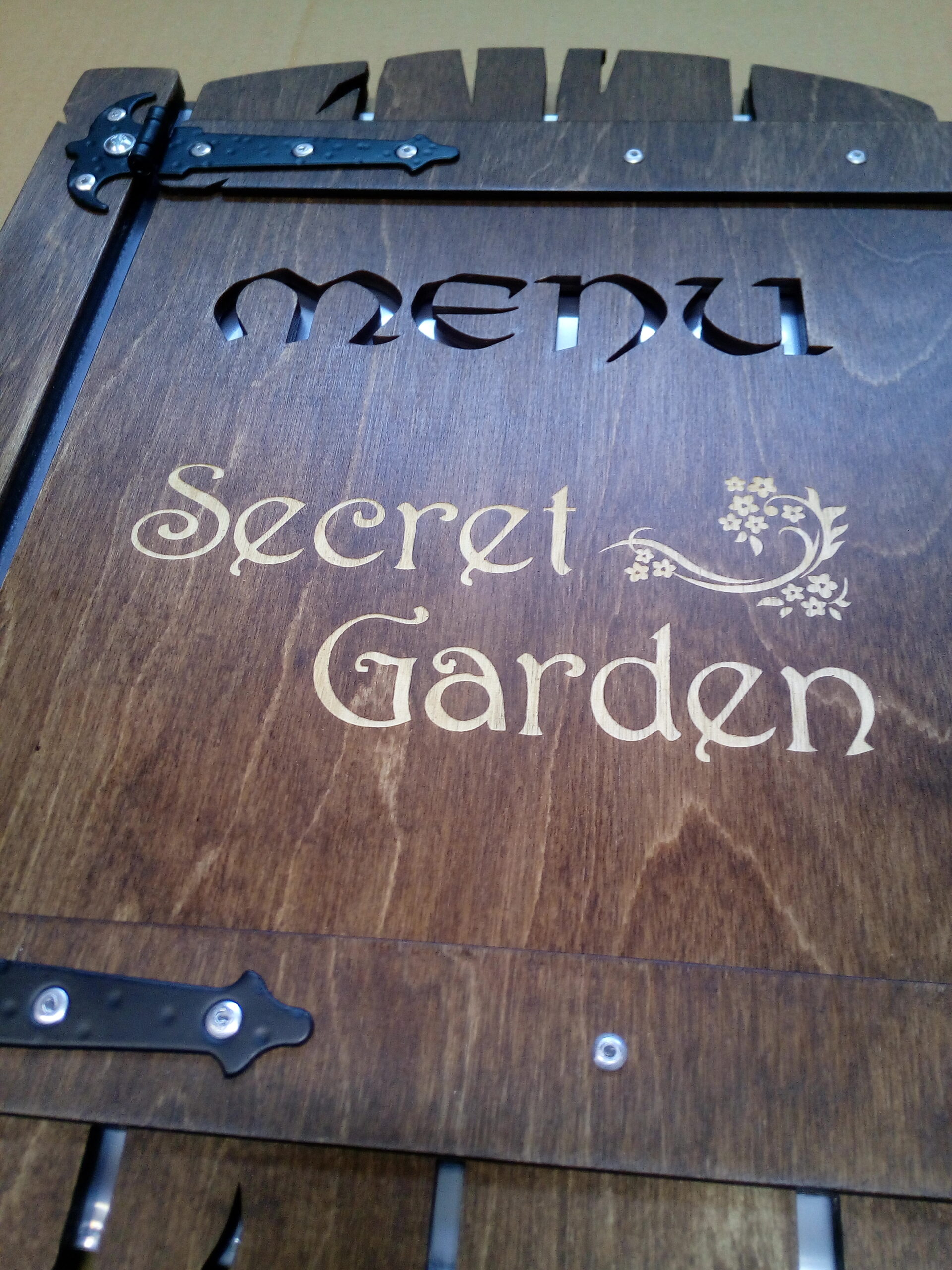 Drewniana karta menu "Gate" MD02 -standard - obrazek 4
