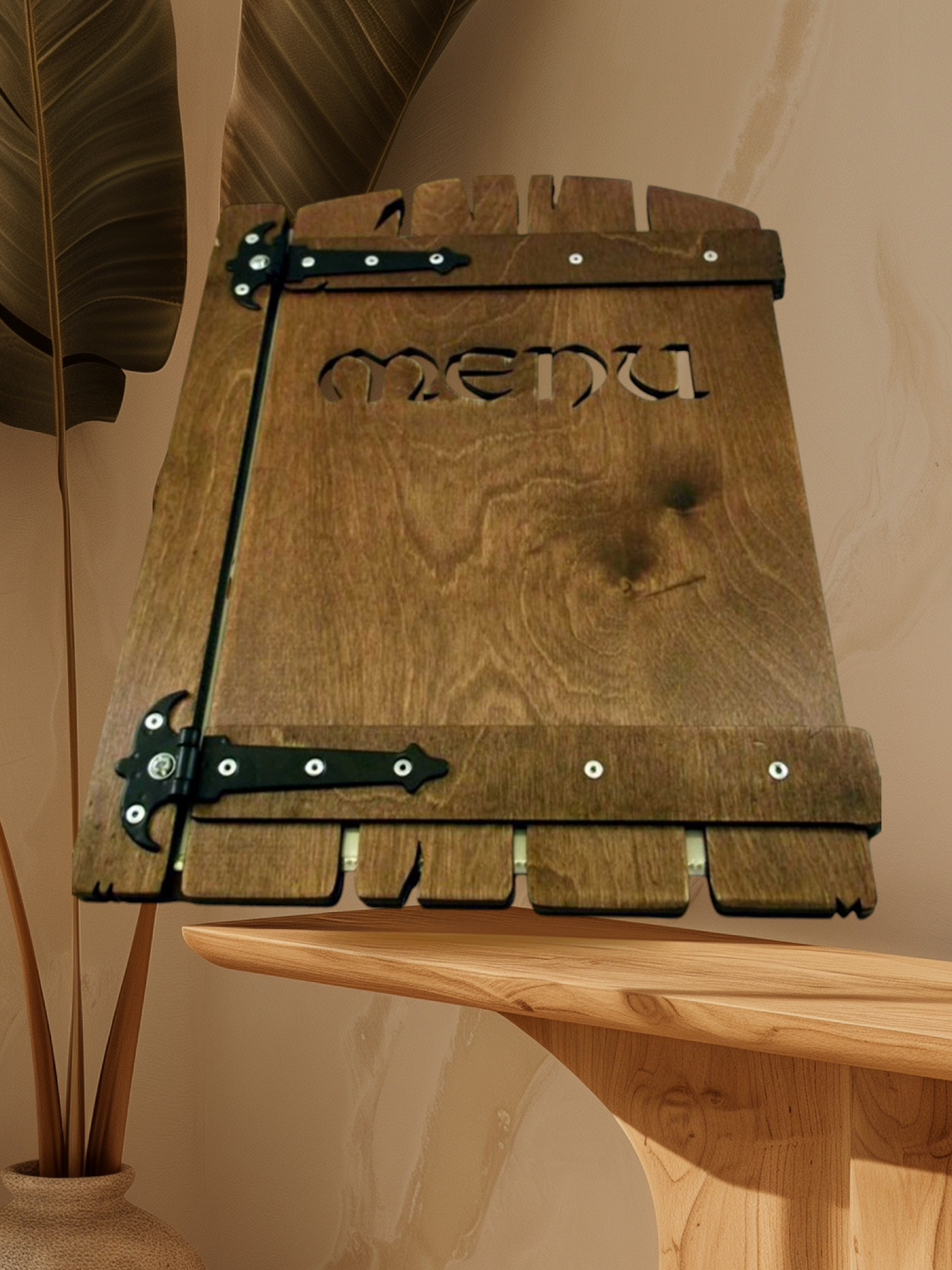 Drewniana karta menu "Gate" MD02 -standard - obrazek 5