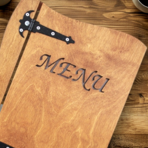 Drewniana karta menu "Wave" MD01 - standard