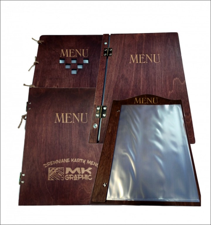 Drewniana karta menu "Gentle" MD32 - standard
