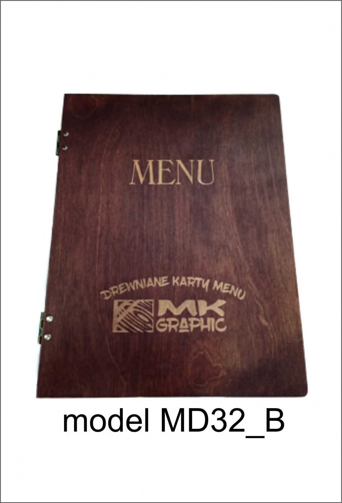 Drewniana karta menu "Gentle" MD32 - standard - obrazek 3