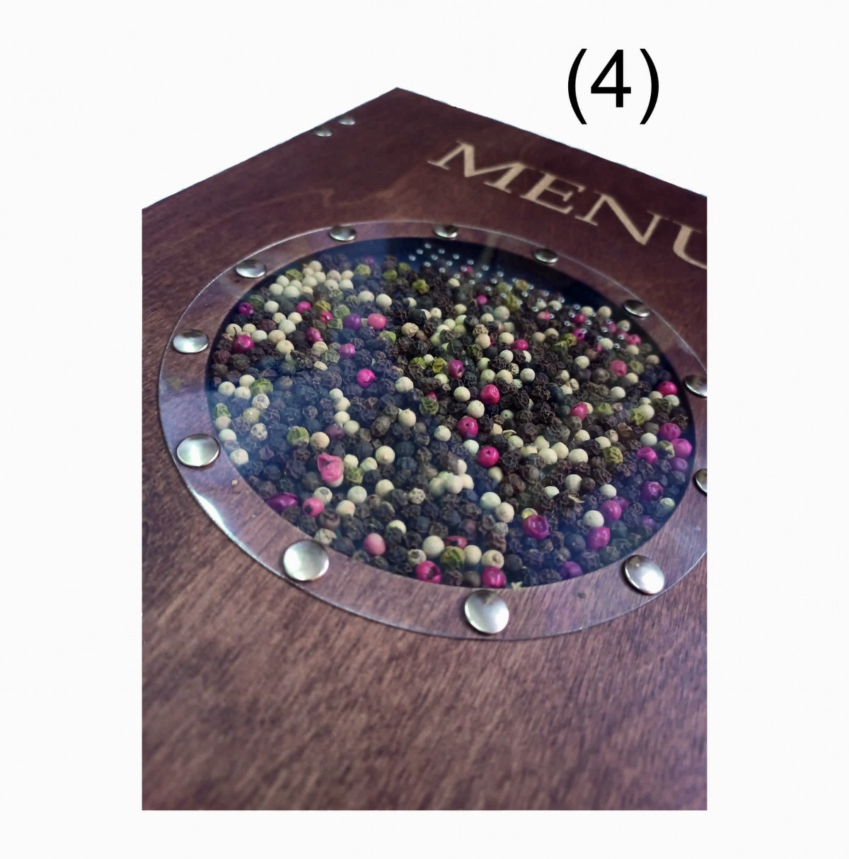 Drewniana karta menu "Flowers & spices" MD39 - standard - obrazek 5