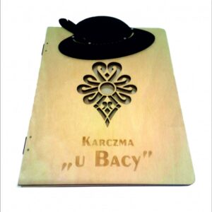 Drewniana karta menu "Baca" MD26 - standard