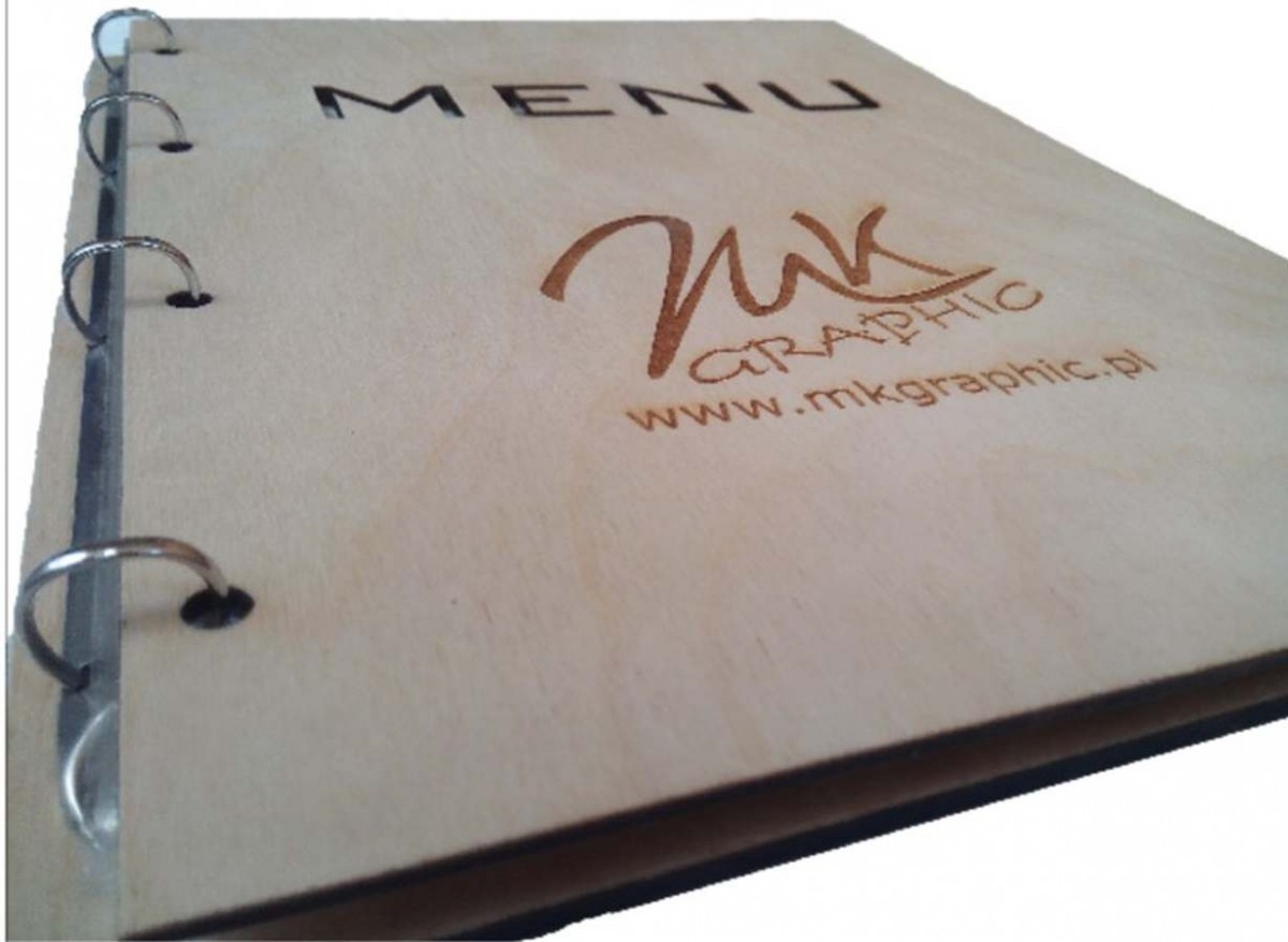 Drewniana karta menu "Folder" MD07 - standard - obrazek 5