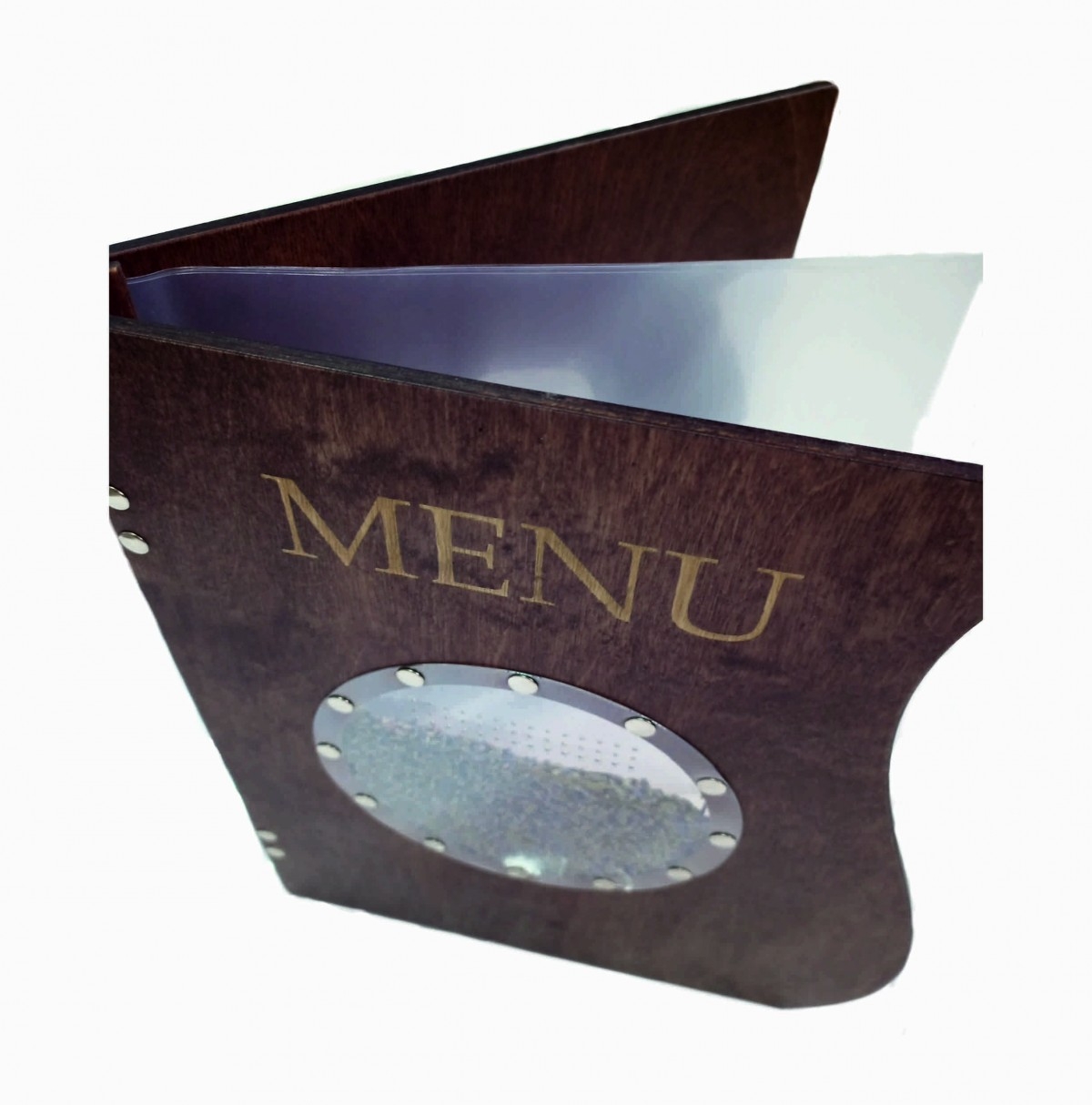 Drewniana karta menu "Flowers & spices" MD39 - standard - obrazek 8