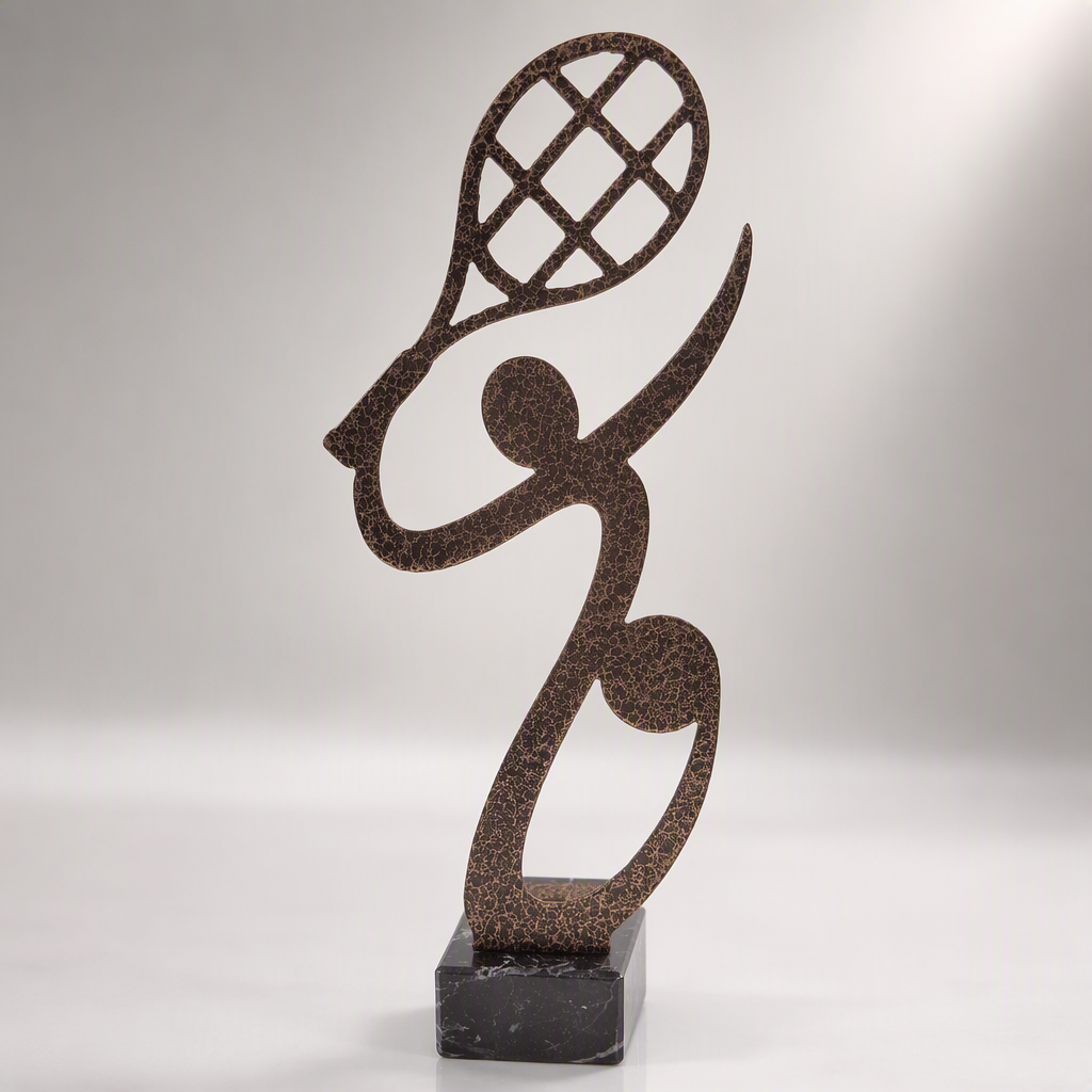 Statuetka metalowa - ST003 - Tenis - obrazek 2