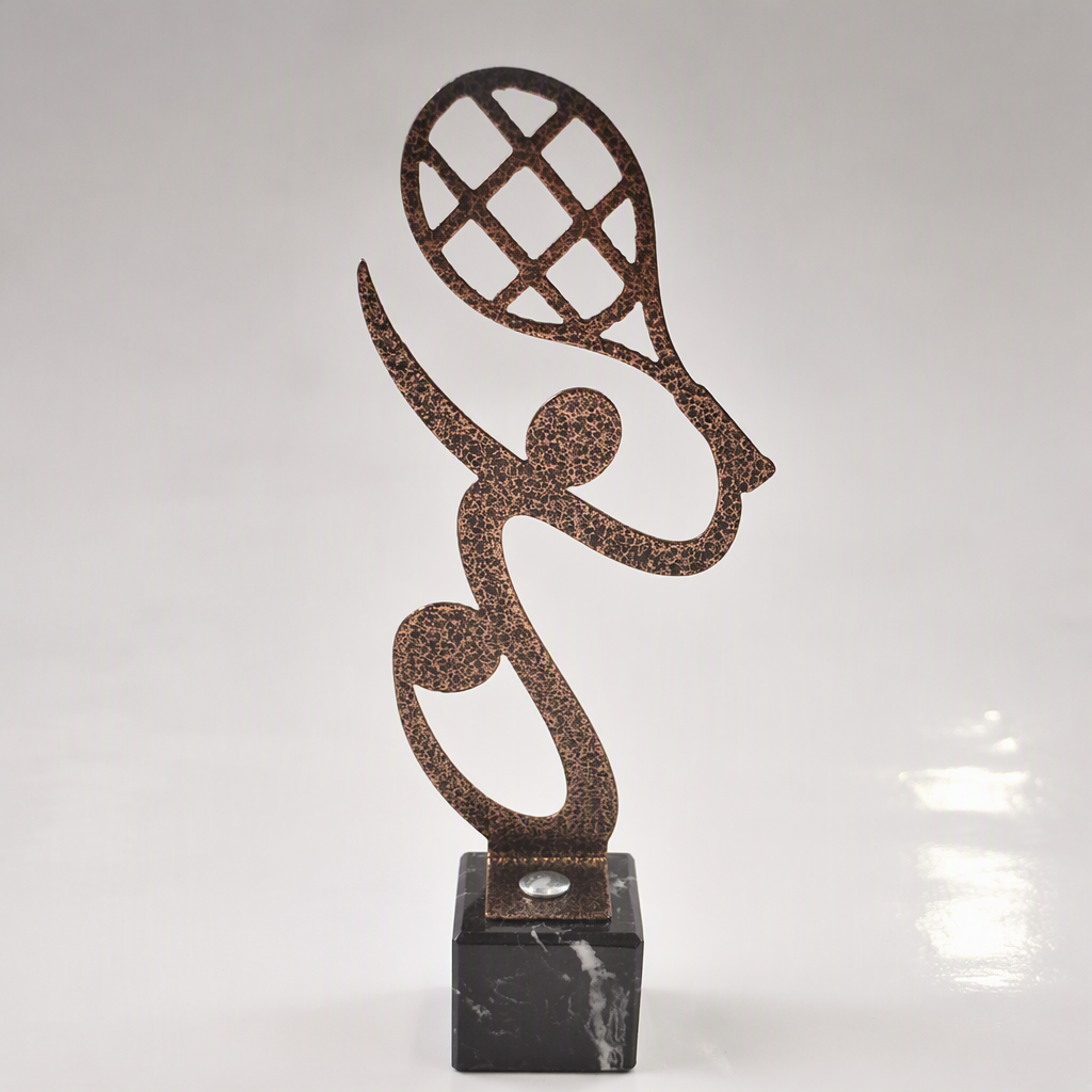 Statuetka metalowa - ST003 - Tenis - obrazek 4