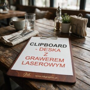 Drewniane clipboardy