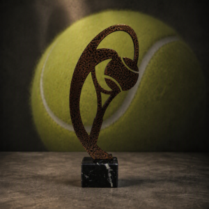 Statuetka metalowa - ST002 - Tenis