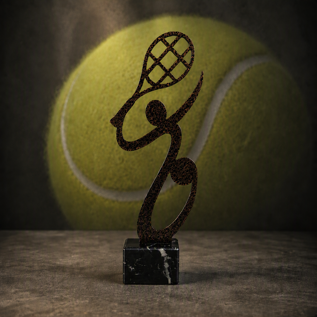 Statuetka metalowa - ST003 - Tenis