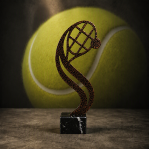 Statuetka metalowa - ST004 - Tenis